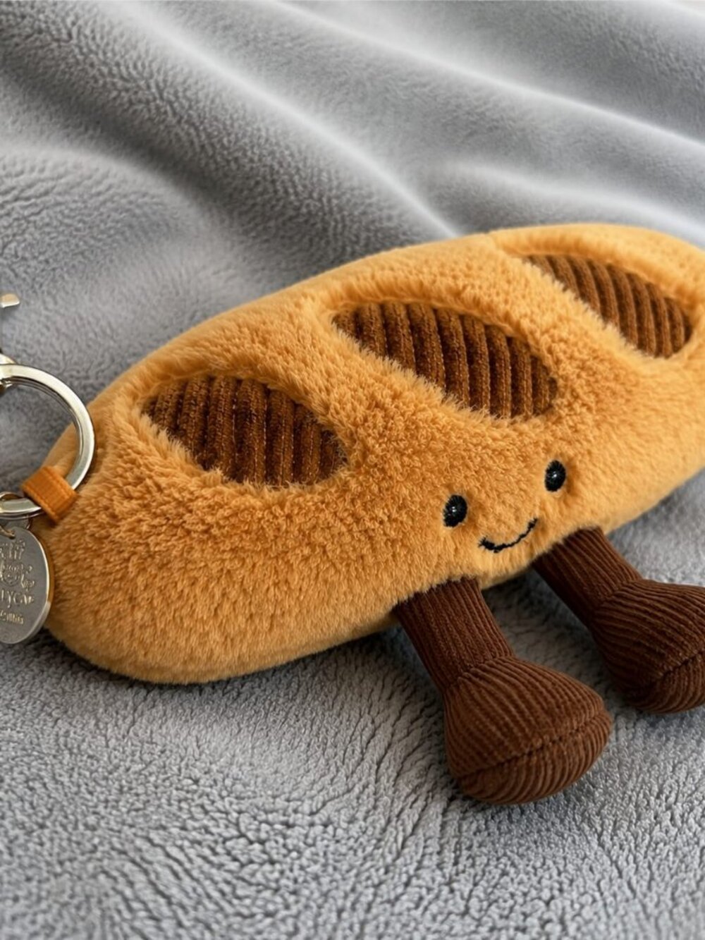 Jellycat Amuseables Baguette Bag Charm keychain New with tags - Picture 5 of 5